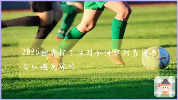 2026世界杯下注时如何识别靠谱平台以避免踩坑