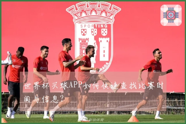 世界杯买球APP如何快速查找比赛时间与信息？